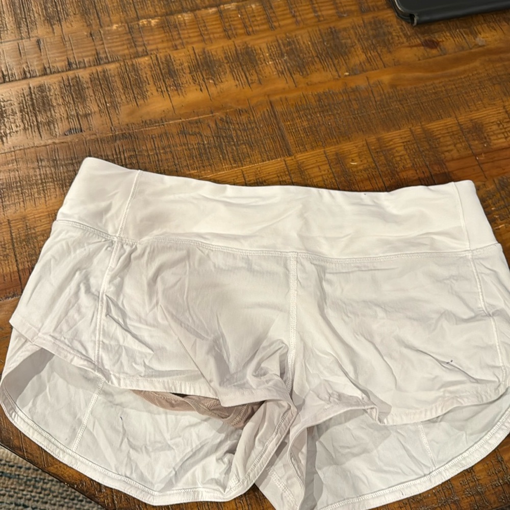 Lulu white shorts size 6